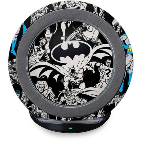 DC Comics Batman Characters Action Poses Print Fast Charge Wireless Charging Stand Skin