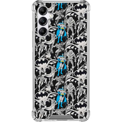 DC Comics Batman Characters Action Poses Print Gabb Phone 4 Clear Case