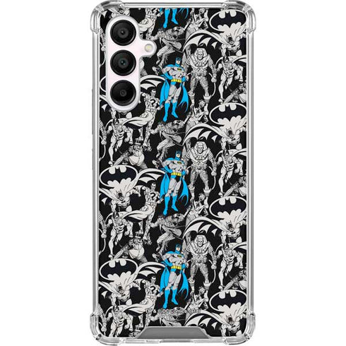 DC Comics Batman Characters Action Poses Print Galaxy A16 5G Clear Case