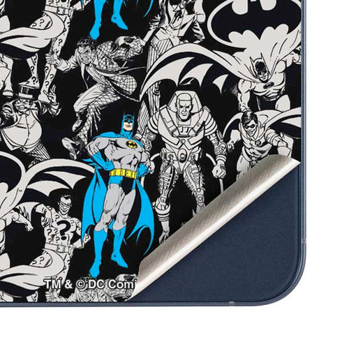 DC Comics Batman Characters Action Poses Print Galaxy A35 5G Skin