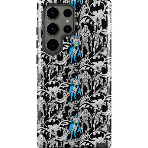 DC Comics Batman Characters Action Poses Print Galaxy S23 Ultra Pro Case