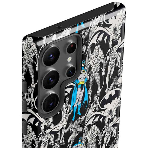 DC Comics Batman Characters Action Poses Print Galaxy S23 Ultra Pro Case