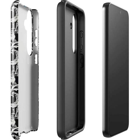 DC Comics Batman Characters Action Poses Print Galaxy S25 Impact Case
