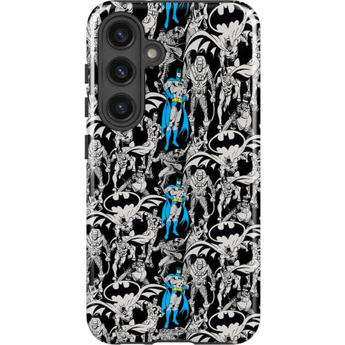 DC Comics Batman Characters Action Poses Print Galaxy S25 Plus Impact Case