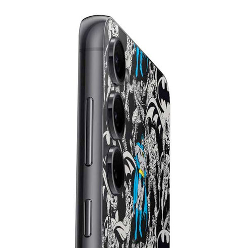 DC Comics Batman Characters Action Poses Print Galaxy S25 Plus Skin