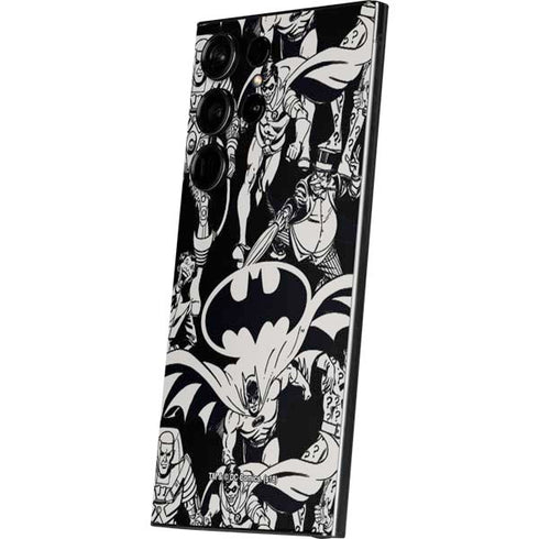 DC Comics Batman Characters Action Poses Print Galaxy S25 Ultra Skin