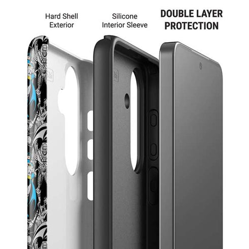DC Comics Batman Characters Action Poses Print Galaxy S26 Impact Case