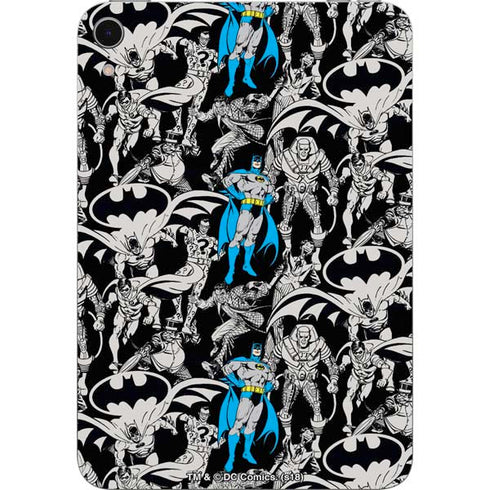 DC Comics Batman Characters Action Poses Print Apple iPad Mini Skin