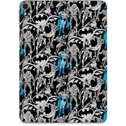 DC Comics Batman Characters Action Poses Print Apple iPad Pro Skin