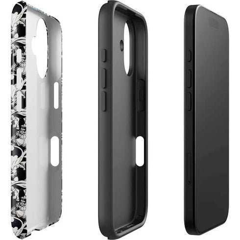 DC Comics Batman Characters Action Poses Print iPhone 16 Impact Case