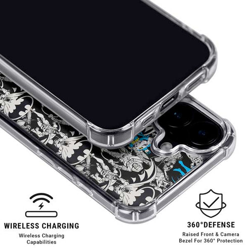 DC Comics Batman Characters Action Poses Print iPhone 16 MagSafe Case