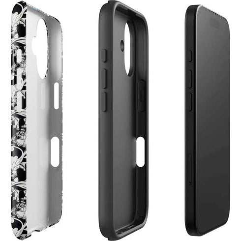 DC Comics Batman Characters Action Poses Print iPhone 16 Plus Impact Case