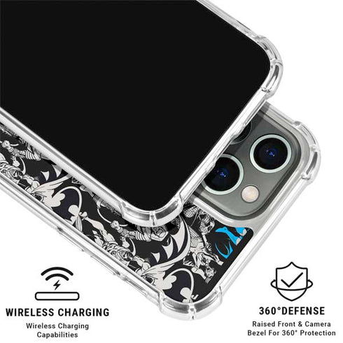 DC Comics Batman Characters Action Poses Print iPhone 16 Pro Clear Case