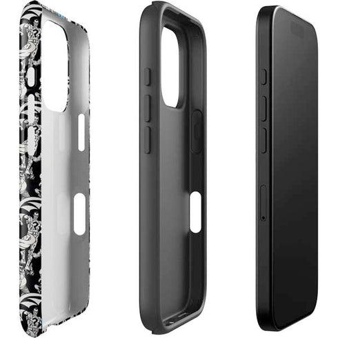 DC Comics Batman Characters Action Poses Print iPhone 16 Pro Impact Case