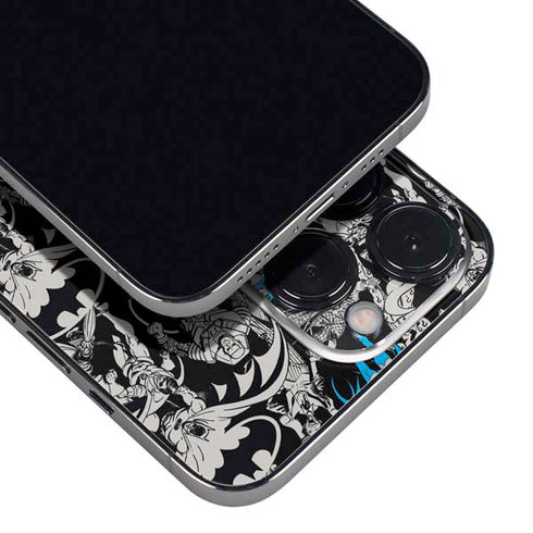 DC Comics Batman Characters Action Poses Print iPhone 16 Pro Skin
