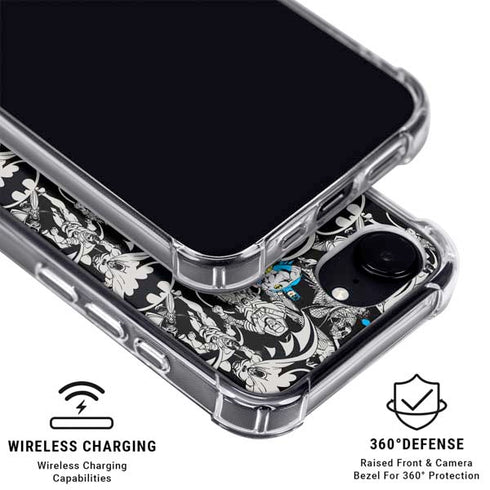 DC Comics Batman Characters Action Poses Print iPhone 16e MagSafe Case