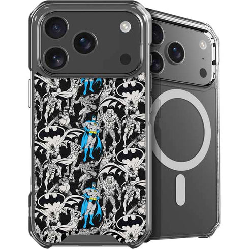 DC Comics Batman Characters Action Poses Print iPhone 18 Pro MagSafe Case