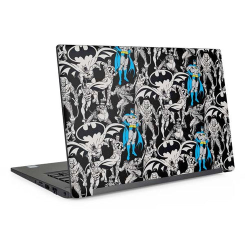 DC Comics Batman Characters Action Poses Print Dell Latitude Skin