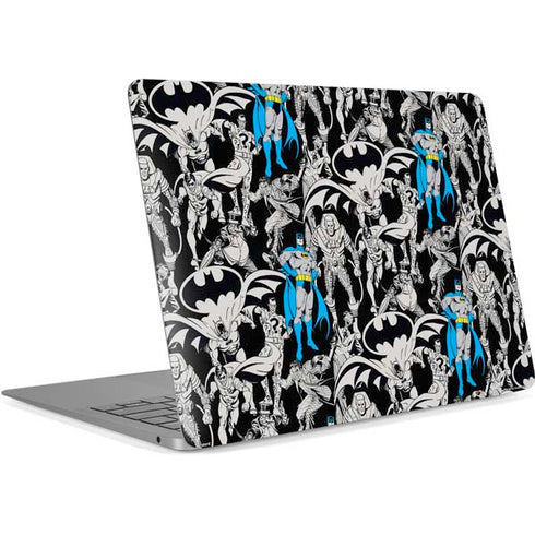 DC Comics Batman Characters Action Poses Print Apple MacBook Air Skin