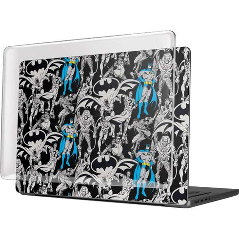 DC Comics Batman Characters Action Poses Print MacBook Pro 14in (2021-24) Case plus Skin
