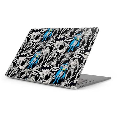 DC Comics Batman Characters Action Poses Print Apple MacBook Pro 16-inch Skin
