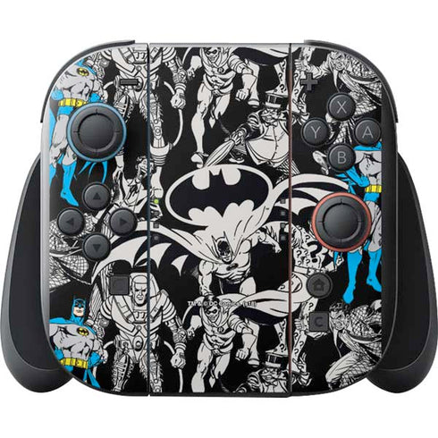 DC Comics Batman Characters Action Poses Print Nintendo Switch 2 (2025) with Joy-Con Skin