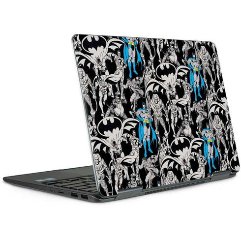 DC Comics Batman Characters Action Poses Print Notebook 9 Pro 13in (2017) Skin