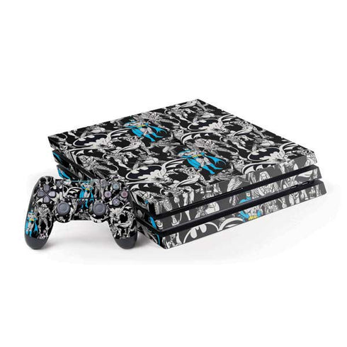 DC Comics Batman Characters Action Poses Print PlayStation PS4 Skins