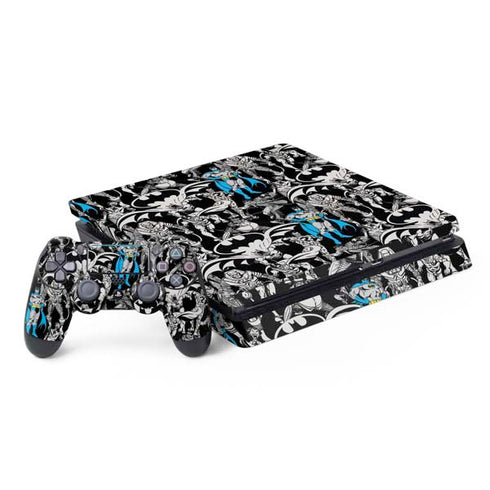 DC Comics Batman Characters Action Poses Print PlayStation PS4 Skins