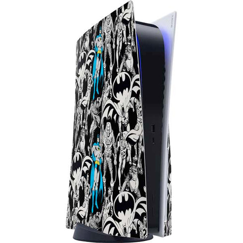 DC Comics Batman Characters Action Poses Print PlayStation PS5 Skins