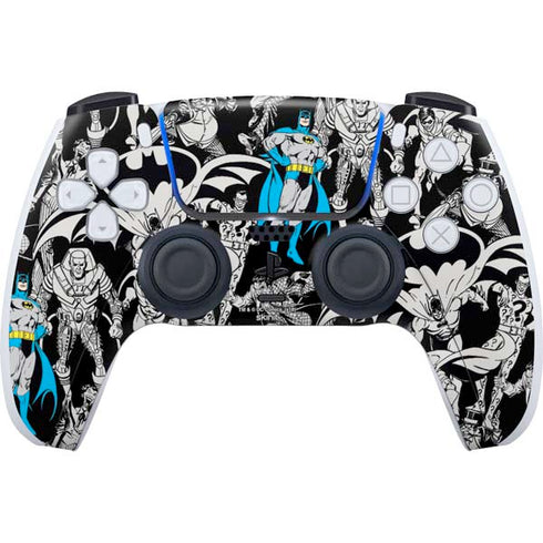 DC Comics Batman Characters Action Poses Print PlayStation PS5 Skins