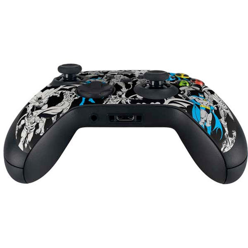 DC Comics Batman Characters Action Poses Print Xbox Series X Controller Skin