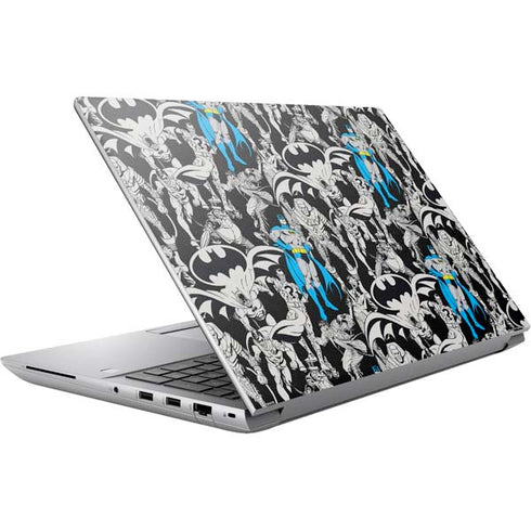 DC Comics Batman Characters Action Poses Print HP ZBook Fury 16 G10 Skin