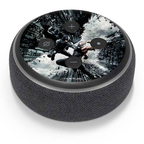 The Dark Knight Rises Batman and Bane Fighting Amazon Echo Dot Skin