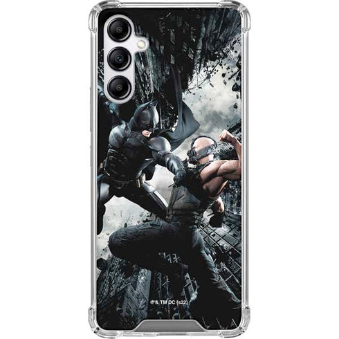 The Dark Knight Rises Batman and Bane Fighting Gabb Phone 4 Clear Case