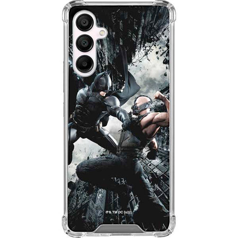 The Dark Knight Rises Batman and Bane Fighting Galaxy A16 5G Clear Case