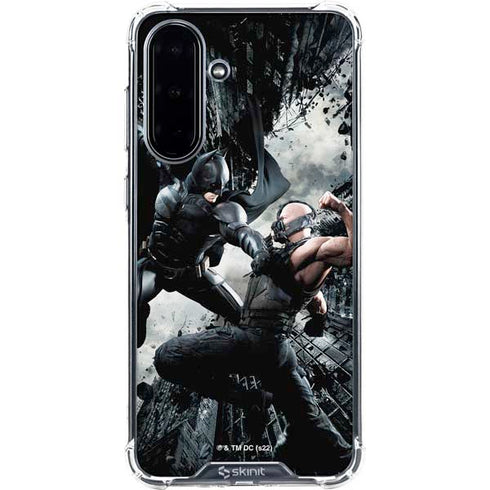The Dark Knight Rises Batman and Bane Fighting Galaxy A36 5G Clear Case