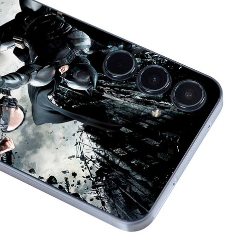 The Dark Knight Rises Batman and Bane Fighting Galaxy A55 5G Skin
