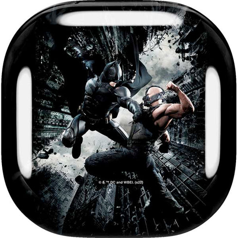 The Dark Knight Rises Batman and Bane Fighting Galaxy Buds Live Skin