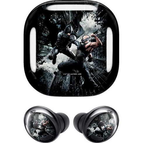 The Dark Knight Rises Batman and Bane Fighting Galaxy Buds Pro Skin