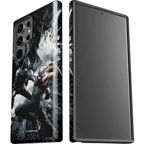 The Dark Knight Rises Batman and Bane Fighting Galaxy S23 Ultra Pro Case