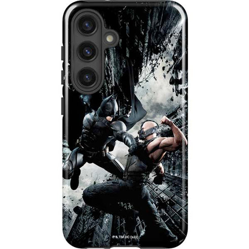 The Dark Knight Rises Batman and Bane Fighting Galaxy S25 Impact Case
