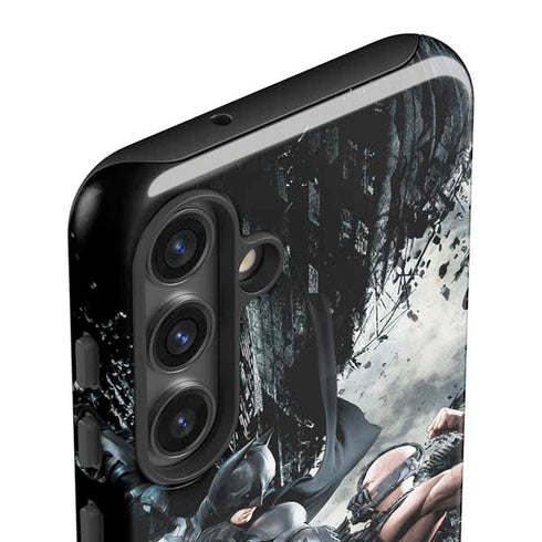 The Dark Knight Rises Batman and Bane Fighting Galaxy S25 Impact Case