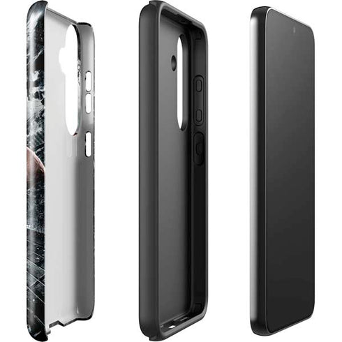 The Dark Knight Rises Batman and Bane Fighting Galaxy S25 Impact Case
