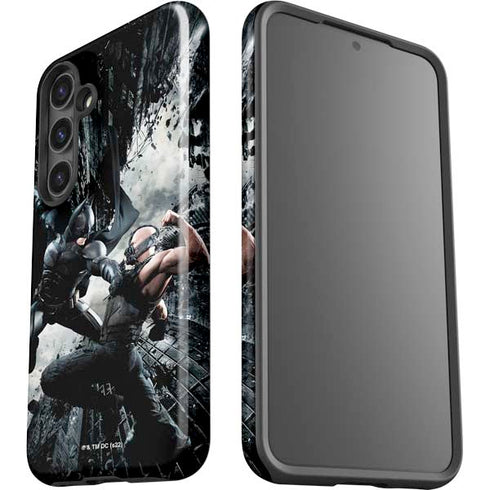 The Dark Knight Rises Batman and Bane Fighting Galaxy S25 Plus Impact Case