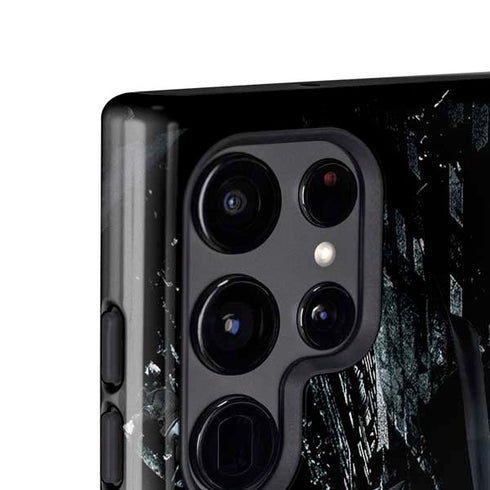 The Dark Knight Rises Batman and Bane Fighting Galaxy S25 Ultra Impact Case