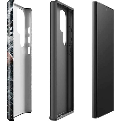The Dark Knight Rises Batman and Bane Fighting Galaxy S25 Ultra Impact Case