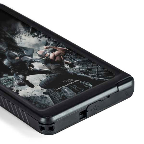 The Dark Knight Rises Batman and Bane Fighting Galaxy S24 Ultra Waterproof Case