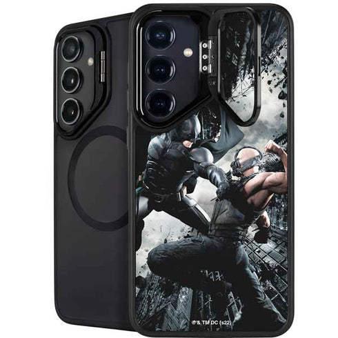 The Dark Knight Rises Batman and Bane Fighting Galaxy S26 Kickstand Case