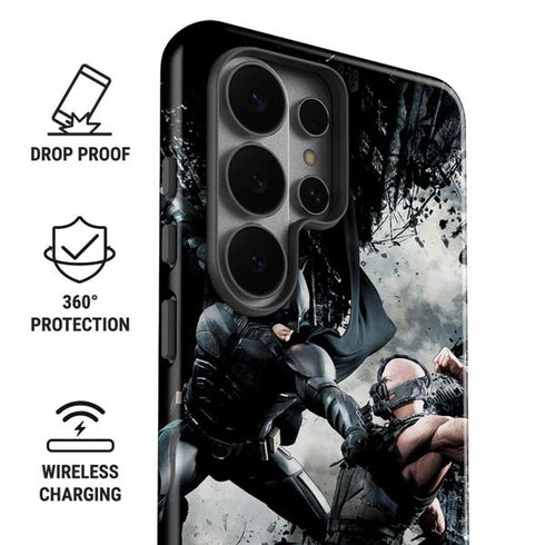 The Dark Knight Rises Batman and Bane Fighting Galaxy S26 Ultra Impact Case